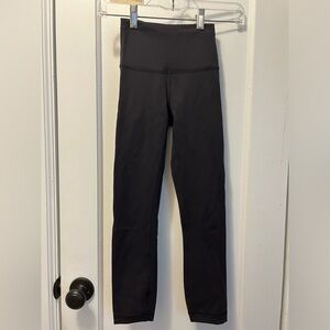 LULULEMON High Rise 21”, Black, Sz 0